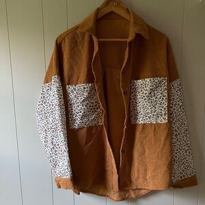 SHEIN corduroy shirt